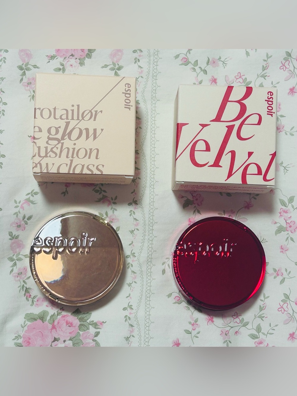 Espoir Glow + Matte Duo in 23 Beige Cushion Foundation set + refills